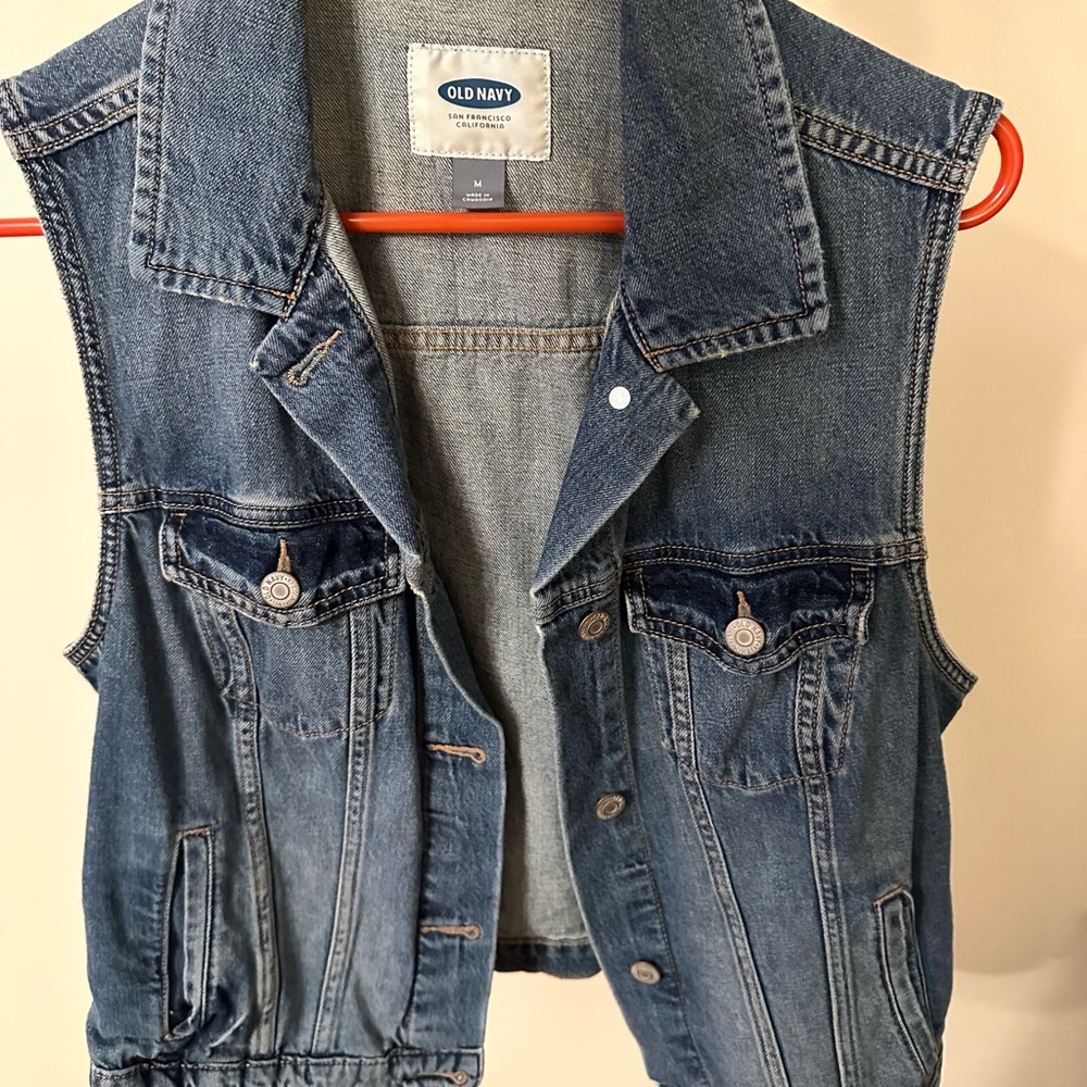 Women’s denim vest